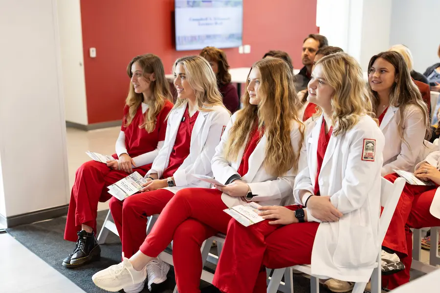 UVA Wise nursing students seated during class